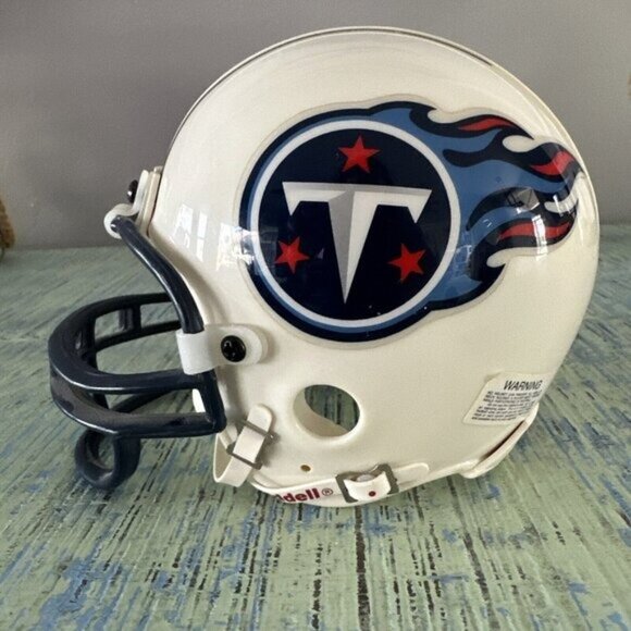 Tennessee Titans EDDIE GEORGE Signed Autographed NFL Mini Helmet Running Back - Picture 4 of 12